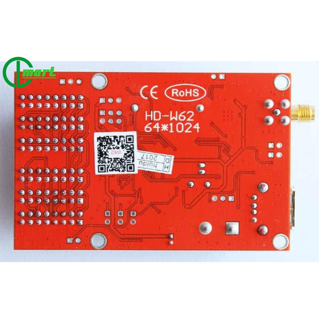 Card điều khiển led ma trận HD w62 _Wifi_USB (4 tầng module)