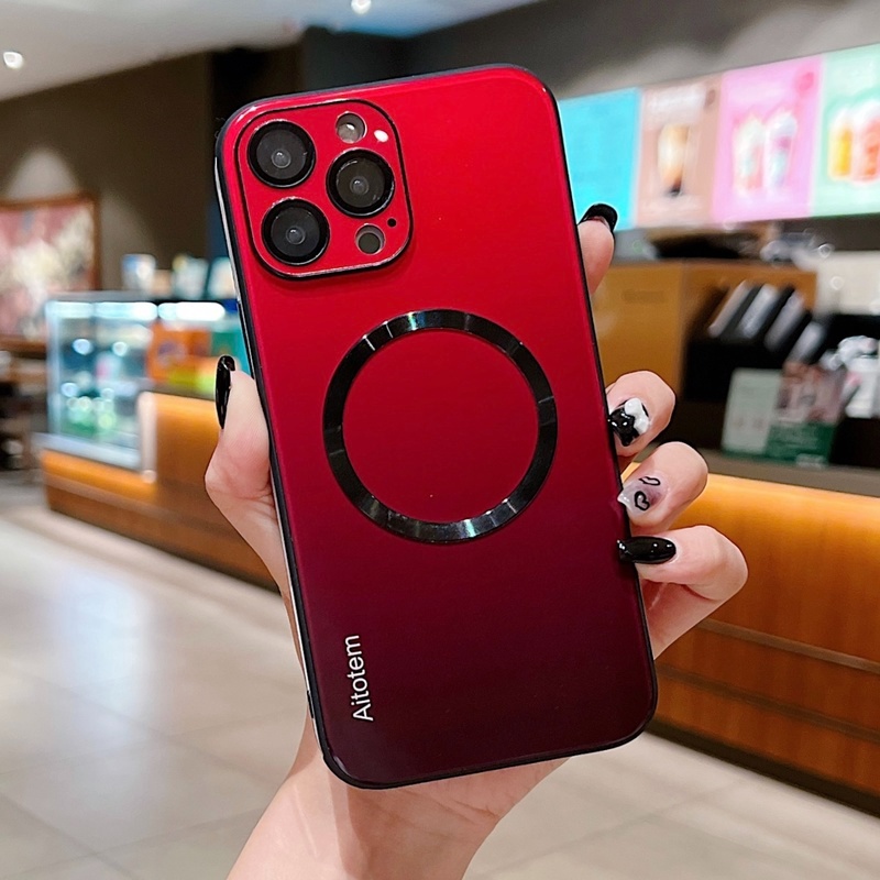 Ốp điện thoại HOCE PC cứng màu gradient thích hợp cho iPhone 13 12 14 Pro Max