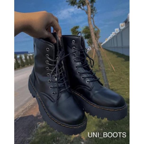 Giày boots , giày bốt cao cổ đế cao dr marten - SIG BOOTS -h91