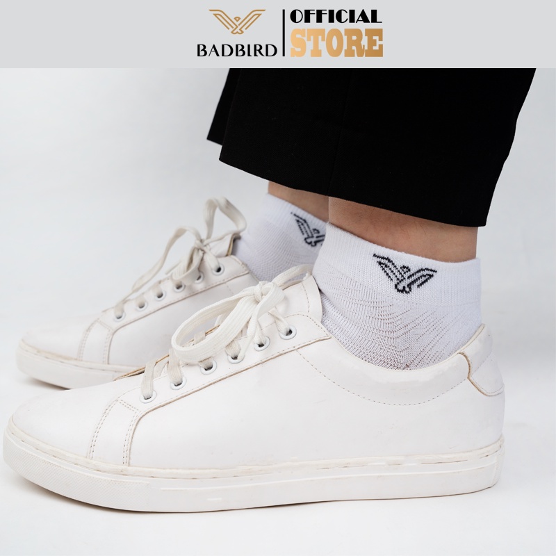 Tất Nam Cổ Ngắn Sợi Tre Cao Cấp BADBIRD, ngăn mùi, thấm hút, kháng khuẩn, Thương hiệu Việt