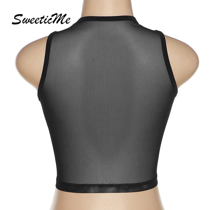 Áo Tank Top Không Tay Cổ Tròn Thiết Kế Mới Thời Trang Dành Cho Nữ