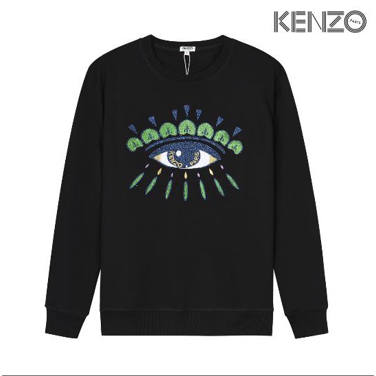 Áo Nỉ Dài Tay Bằng Vải Cotton Thêu Trang Trí Hiệu Kenzo Thời Trang