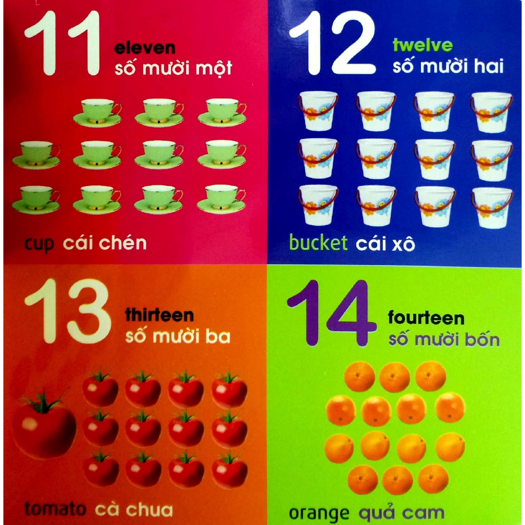 Sách - 101 First Words: Numbers - Shapes - Colours / 101 Từ Đầu Tiên: Chữ Số - Hình Dạng - Màu Sắc