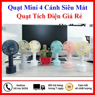 ⚡️bán chạy nhất⚡️ quạt tích điện mini,quạt mini cầm tay để bàn 3 cấp độ gió siêu mát siêu tiện lợi