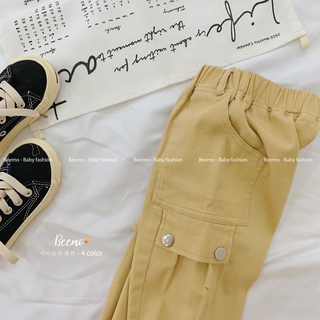 Quần kaki bo ống dáng jogger bé trai cực chất - THU ĐÔNG 2020