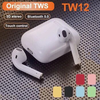 Tai Nghe Bluetooth 5.0 i12 pro TWS , tai nghe bluetooth không dây giá rẻ cho IOS và Android - Bảo Hành 12 Tháng