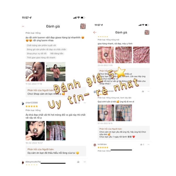 SƠ MI TAY DÀI CARO CAO CẤP KẺ SỌC, Chizi Shop