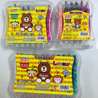 Bút Sáp Màu Vặn, màu bóng đẹp, an toàn