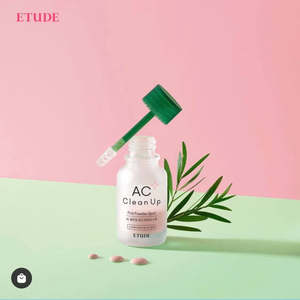 Chấm mụn Etude House AC Clean Up Pink Powder Spot lọ 15ml