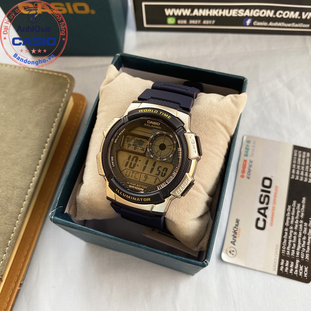 Đồng hồ nam Casio AE-1000W-2A ⌚𝐂𝐀𝐒𝐈𝐎❤️ Đồng hồ Casio AE-1000W-2AVDF chính hãng Anh Khuê AE-1000