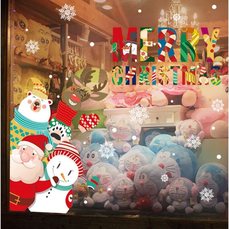 Decal Dán Tường Trang Trí Noel xã hàng
