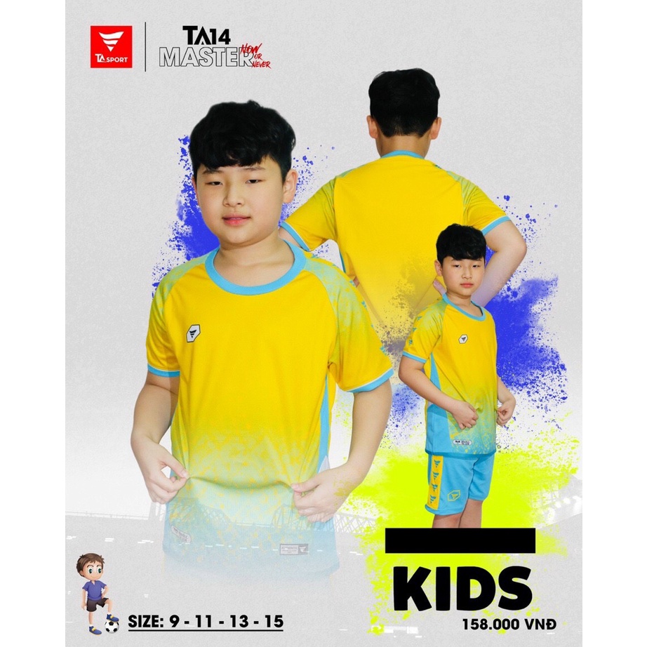 Bộ Quần Áo Bóng Đá Trẻ Em TA Chất Thoáng Mát