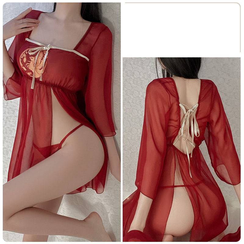 Bộ Đồ Ngủ Phong Cách Hán Phục Quyến Rũ Cho Nữ | BigBuy360 - bigbuy360.vn