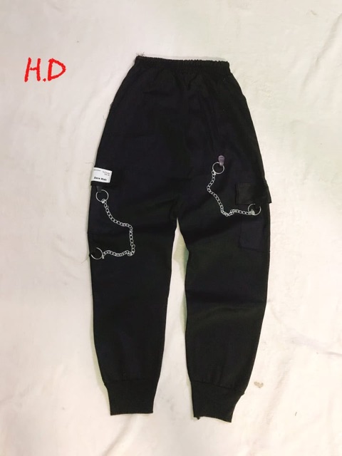 [ Mã WASTAPR giảm 10K đơn 50K] Quần Kaki mác trắng kèm dây xích HĐ12 | BigBuy360 - bigbuy360.vn
