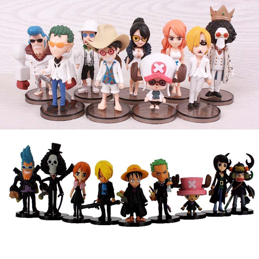 Set 9 Mô Hình Mô Phỏng Nhân Vật Nami Robin Chopper
