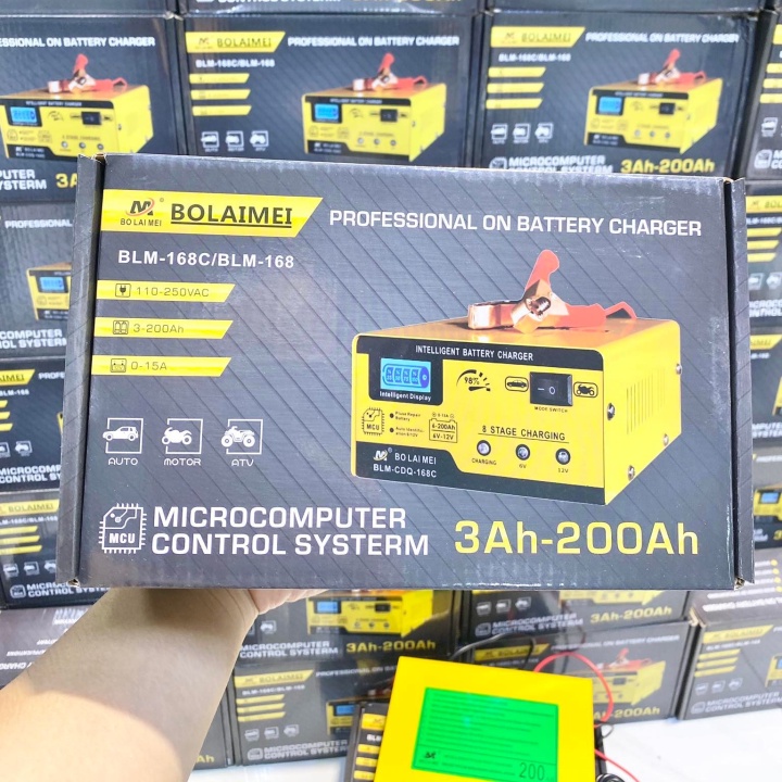 Sạc bình acquy 12v 24v tự ngắt, sạc bình acquy 12v 24v từ 3ah-200ah cho xe máy đến ô tô