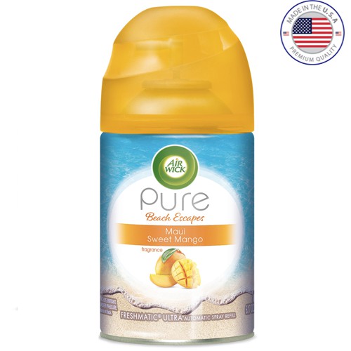 [HCM] Air Wick Freshmatic Pure Sweet Mango, Tinh Dầu Xịt Phòng Mỹ Hương Xoài Ngọt