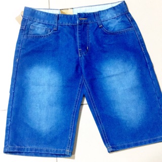 Quần short jean nam