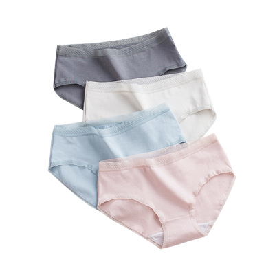 Quần lót cotton chống vi khuẩn eo giữa thoải mái cho nữ | BigBuy360 - bigbuy360.vn