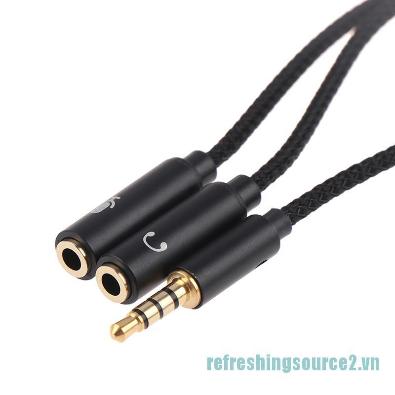 Đầu Chia Tai Nghe Cx 3.5mm 1 Male Sang 2 Female Jack Mic Y