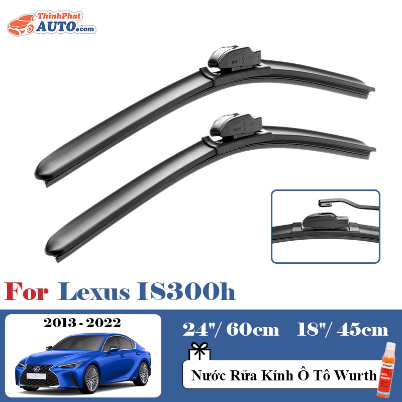 Gạt Mưa Xe Lexus IS300 Silicone Chính Hãng TP-Wiper