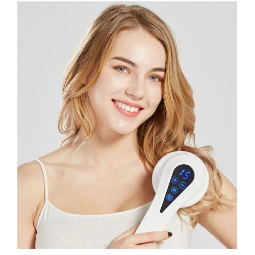 Máy massage bụng cầm tay 8 đầu pin sạc Puli PL-665DC