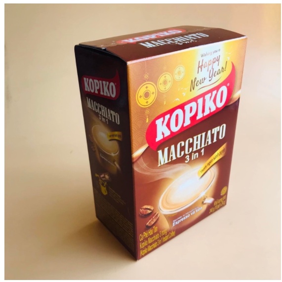 Cà phê sữa hòa tan KOPIKO MACCHIATO hộp 240g