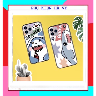 Ốp lưng iphone lưng kính hình cá mập so cute cute 5s/6/6plus/6s/6splus/7/7plus/8/8plus/x/xr/xs/11/12/pro/max/plus/promax