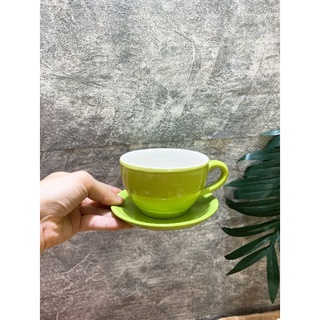 Bộ ly sứ kèm đĩa capuchino 220ml