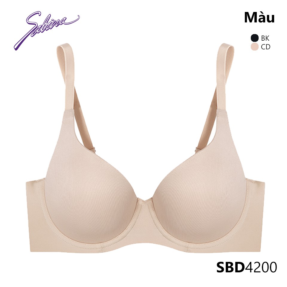 Áo Lót Mút Mỏng Bản Dây Áo Lớn Không Viền May Phù Hợp Người Ngực To Màu Trơn Perfect Bra by Sabina SBD4200
