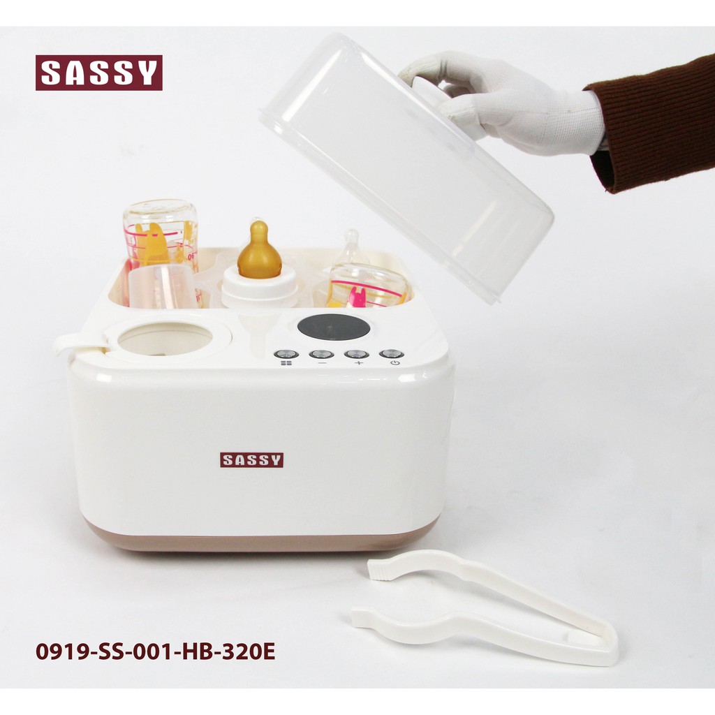 Máy Tiệt Trùng Bình Sữa và Hâm Sữa đa năng - Nhãn hiệu Sassy - 320E