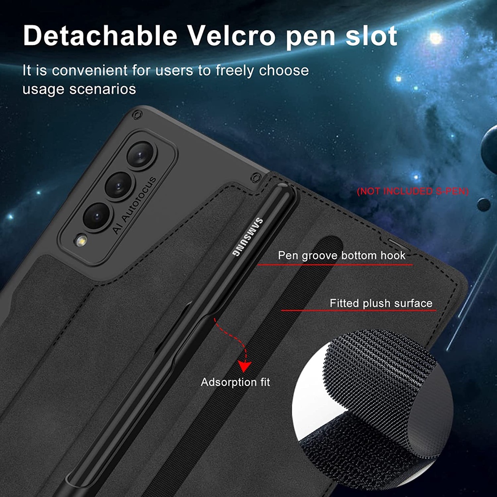 Bao Da Điện Thoại Chống Trầy Xước Cho Samsung Galaxy Z Fold 3 / Z Fold 4 Galaxy Z Fold 3 / Fold 4 5G 2021