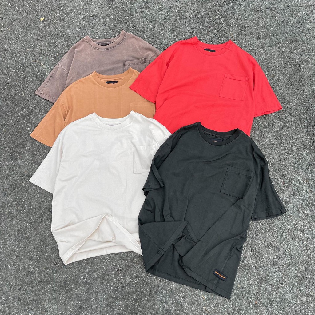 Áo thun Pocket Basic Tee - 5 màu | BigBuy360 - bigbuy360.vn