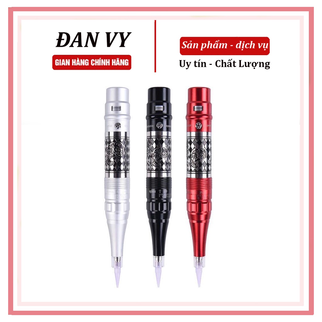 Máy phun xăm, máy Rồng tích điện Loại 1 siêu bền. Bảo hành 3 tháng.