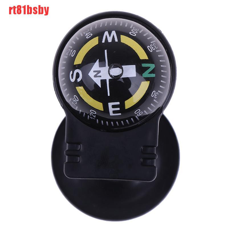 [rt81bsby]1 Pcs 360 degree rotation Navigation Ball Shaped Car Compass with Suction Cup