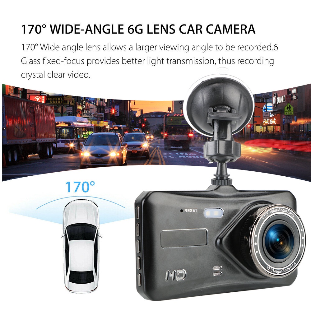 Camera hành trình cho xe hơi màn hình cảm ứng 4" HD 1080P
 | WebRaoVat - webraovat.net.vn