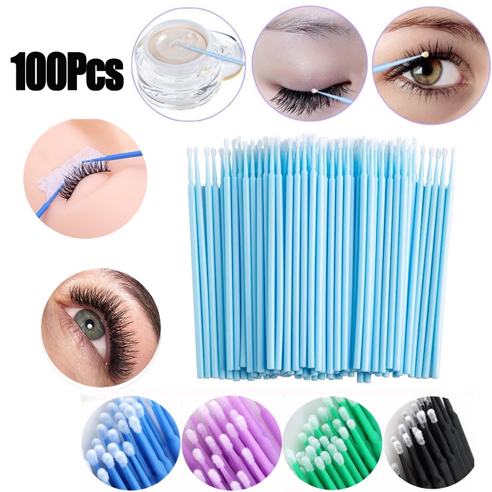 Set 100 Cọ Chuốt Mascara Dùng Một Lần Đa Năng Tiện Dụng