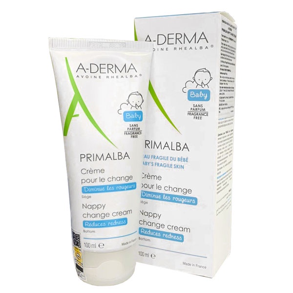 Kem hăm A-derma Primalba Nappy Change Cream - ngăn ngừa và làm dịu hăm tã lót,bảo vệ làn da bé 200ml