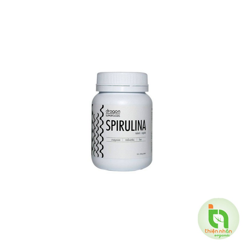 Spirulina viên 80g (200 tabs x 400mg) Dragon Superfoods