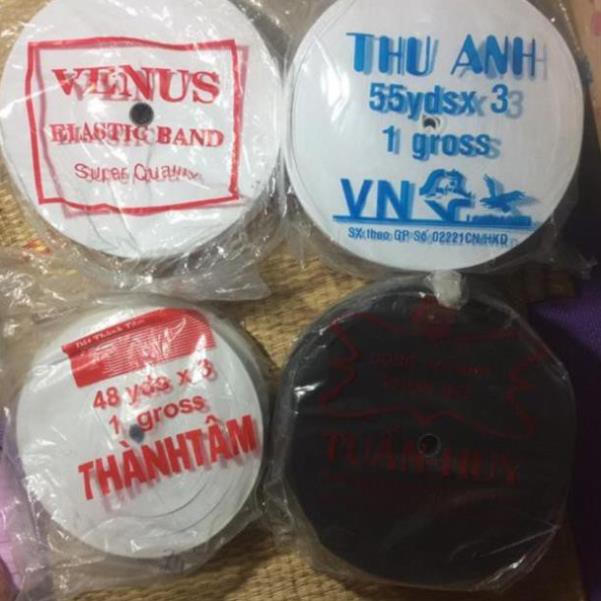 Chun Quần Cuộn To 50M, Thun Quần Thái Venus Xịn, Thu Anh Tốt, Thanh Tâm Bản 4Cm 5Cm - 1 Cuộn #010801