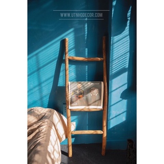 Thang gỗ tự nhiên trang trí