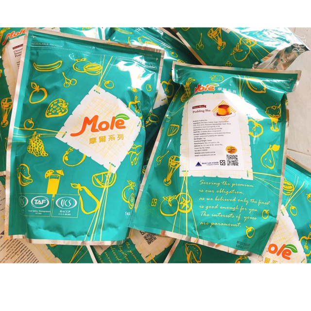 [HÀNG CHÍNH HÃNG] 1kg BỘT PUDDING MOLE ( có vdeo)