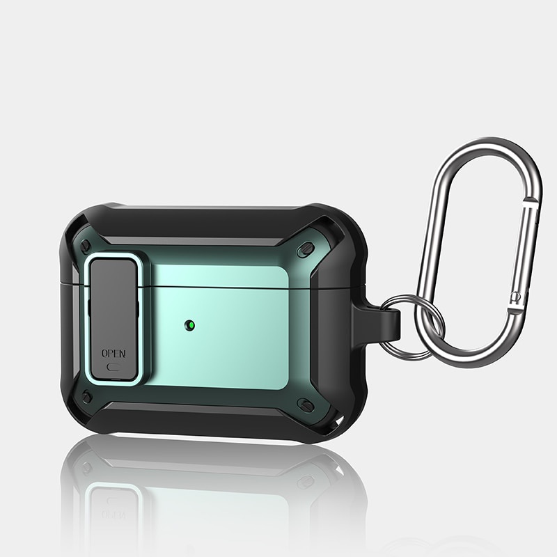 Vỏ Bảo Vệ Hộp Sạc Tai Nghe Airpods 3 2 Pro Chất Liệu Tpu Pc Gắn Móc Khóa Tiện Lợi