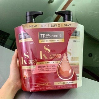 BỘ GỘI XẢ TRESEMME KERATIN SMOOTH (828ml*2)