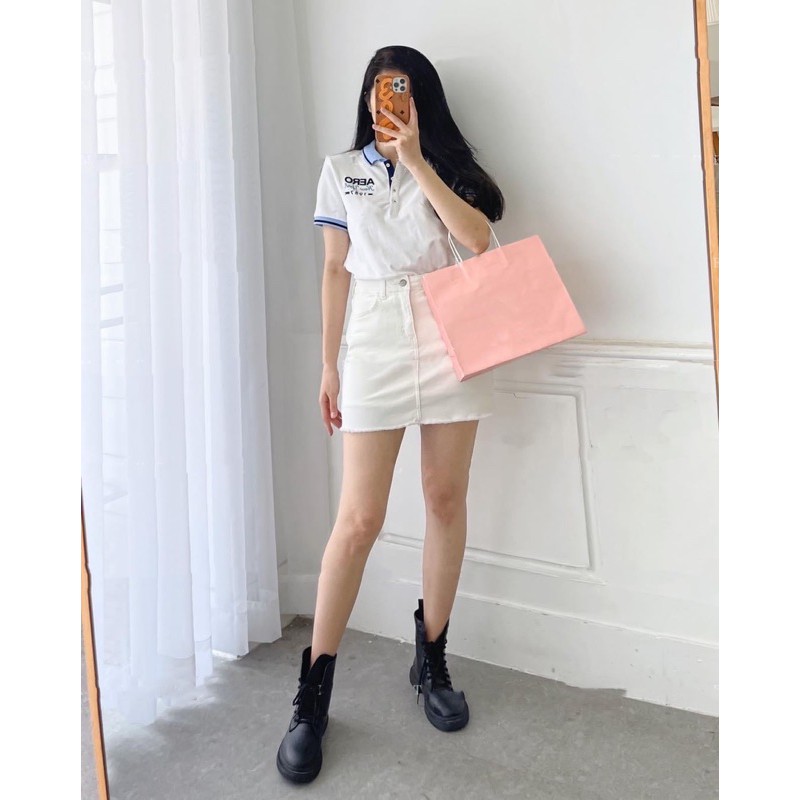 Áo thun Polo Nữ Dư Xịn Thun Cá Sấu [ẢNH THẬT] Móm Store VNXK