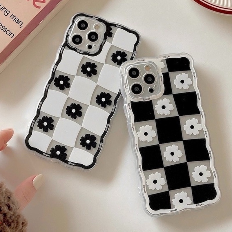 Ốp Điện Thoại Trong Suốt In Hình Hoa Cúc Cho Iphone 13 12 11 Pro XS Max XR X 8 7 6