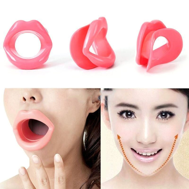 Mặt nạ mát-xa căng cơ miệng hình đôi môi bằng silicone