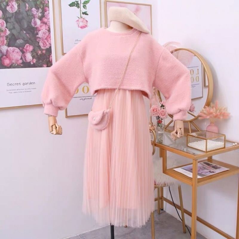 Set váy công chúa 3 món hàng Quảng Châu có hình thật