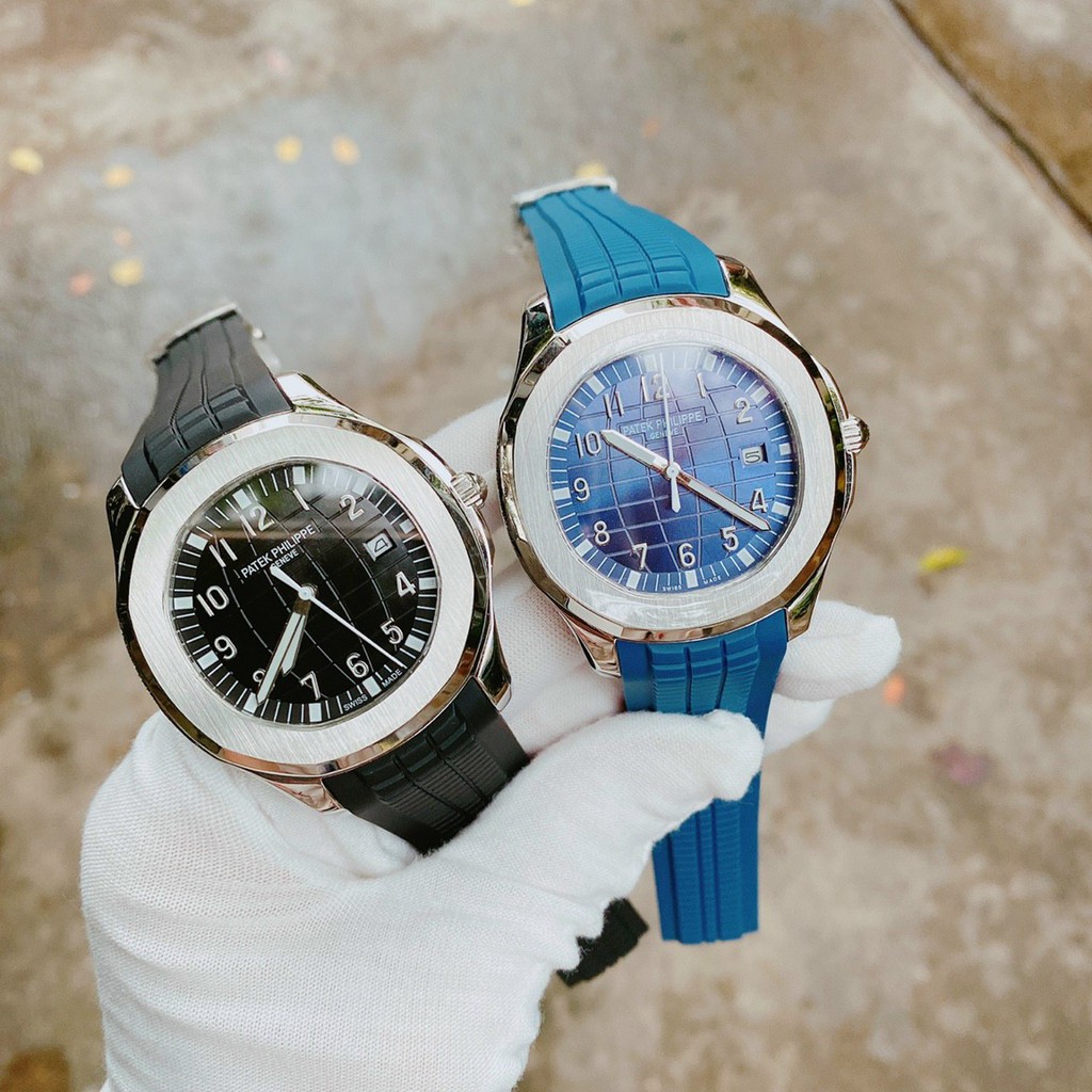 Đồng Hồ Nam PatekPhilipe Aquanaut 5168G -5167 , Máy Automatic - Cơ , Dây Cao Su , Size 40mm