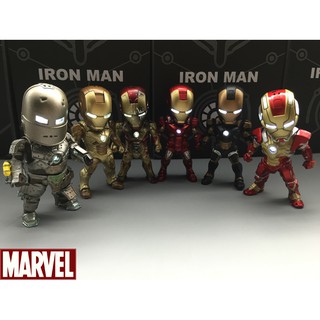 Mô hình iron man LED 6 mẫu (bộ 2)